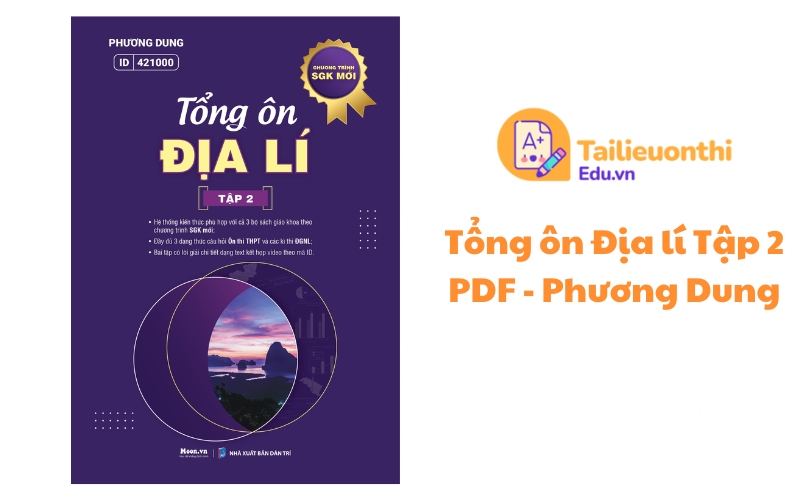 Tổng ôn Địa lí Tập 2 PDF miễn phí - Moon